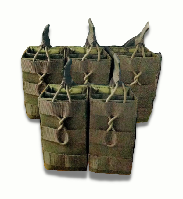 Five (5) Double Mag Hard Pouch
