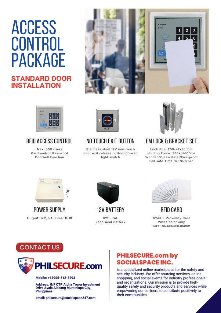 Access Control Set | Standard Door Package