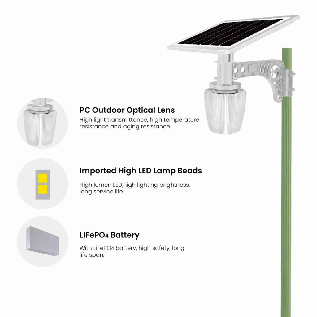 Solar Apple Garden Light