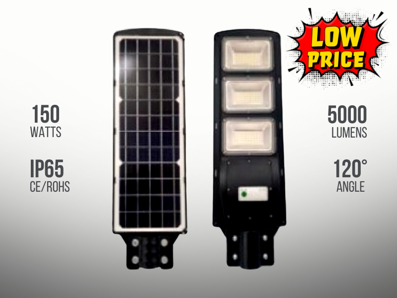 Solar Street Light 150 Watts Integrated ABS ECO