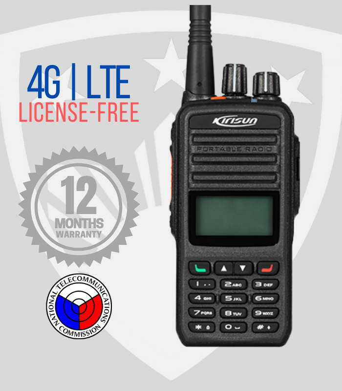Kirisun T60 4G/LTE PoC Radio + 3 Years Terminal License + 3 Years Data Load