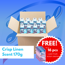Lysol Big Box : Crisp Linen Disinfectant Spray (170g)