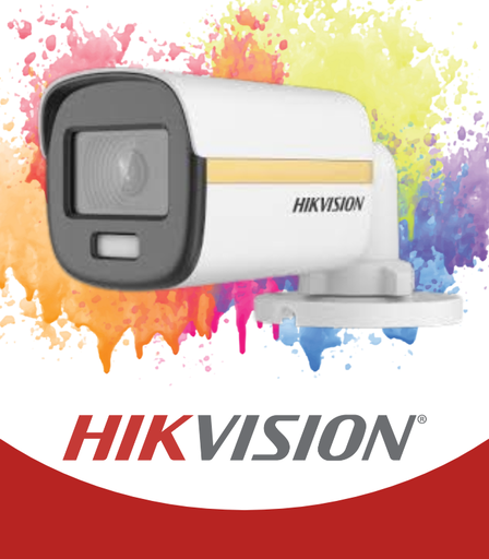 [DS-2CE10KF3T (3.6mm)] HikVision | 3K ColorVu Fixed Mini Bullet Camera | 24/4 Full Color 3.6mm
