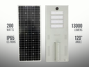 Solar Street Light Integrated Aluminum 200 Watts