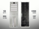 Solar Street Light Integrated Aluminum 150 Watts