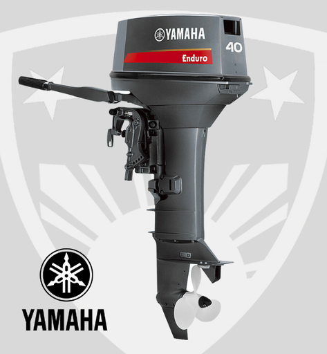 [E40JMHL] 40HP YAMAHA OUTBOARD MOTOR | MANUAL START | 2-STROKE