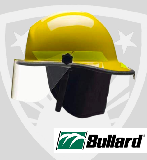 Bullard Firedome LT Helmet Yellow - Certified to NFPA 1971-2018 Standard