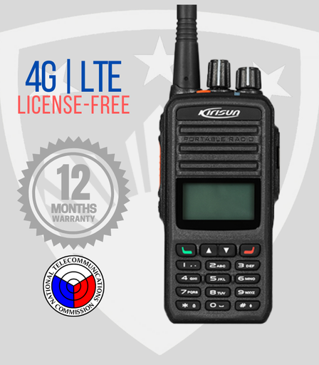 Kirisun T60 4G/LTE PoC Radio + 3 Years Terminal License + 3 Years Data Load